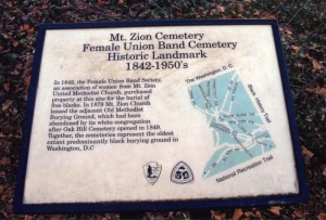 Cemetery Info Plaque